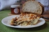 Омлет с карамельным луком и грибами
