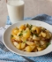 Жареный картофель с беконом