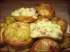 Кабачковые кексы с луком и беконом 