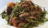 Салат из рукколы с куриной печенью