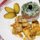 Цветной рис с тушеной курочкой (Фото-рецепт)