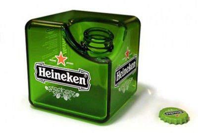 Heineken Cube &ndash; бутылка кубической формы