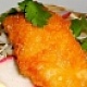 Жареный морской окунь в кляре